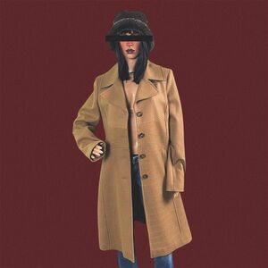 Tommy Hilfiger carmel colored wool blend winter coat